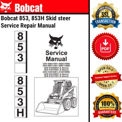 1993 bobcat 853 skid steer specs|bobcat 853 manual pdf.